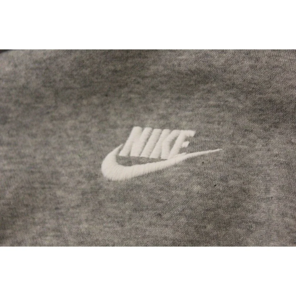 Nike Hoodie Womens XL Short Sleeve Funnel Neck Heather Gray Pullover - Picture 9 of 9